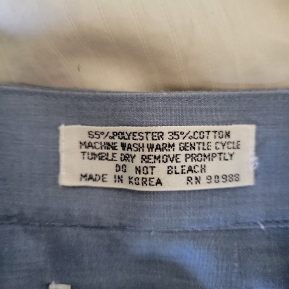 Classix men's tuxedo style longsleeve button down dress shirt Size Medium 32/33 - Picture 8 of 8